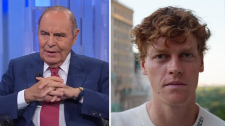 Bruno Vespa e Jannik Sinner