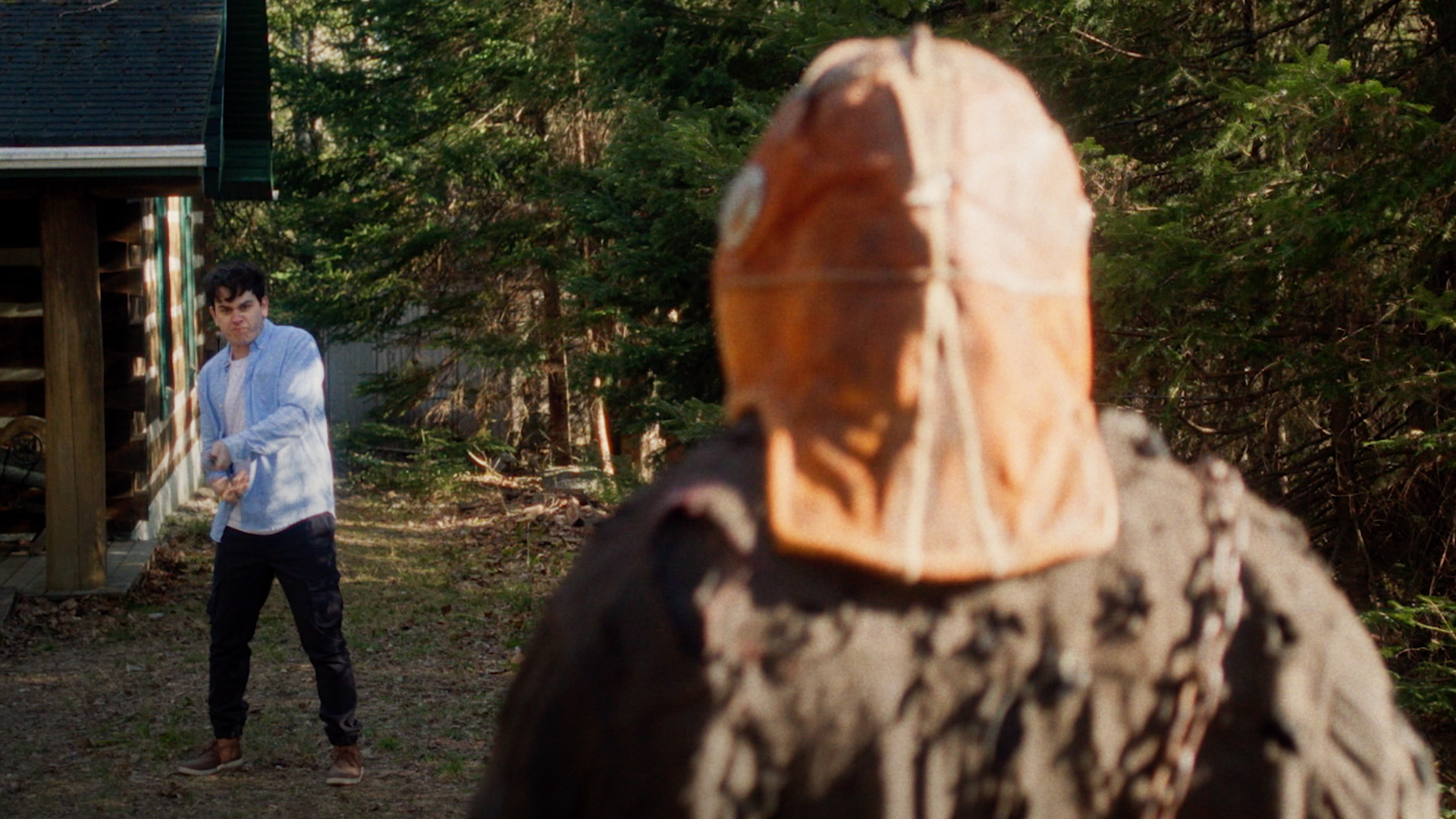 Una scena di In a violent Nature (fonte: Shudder)