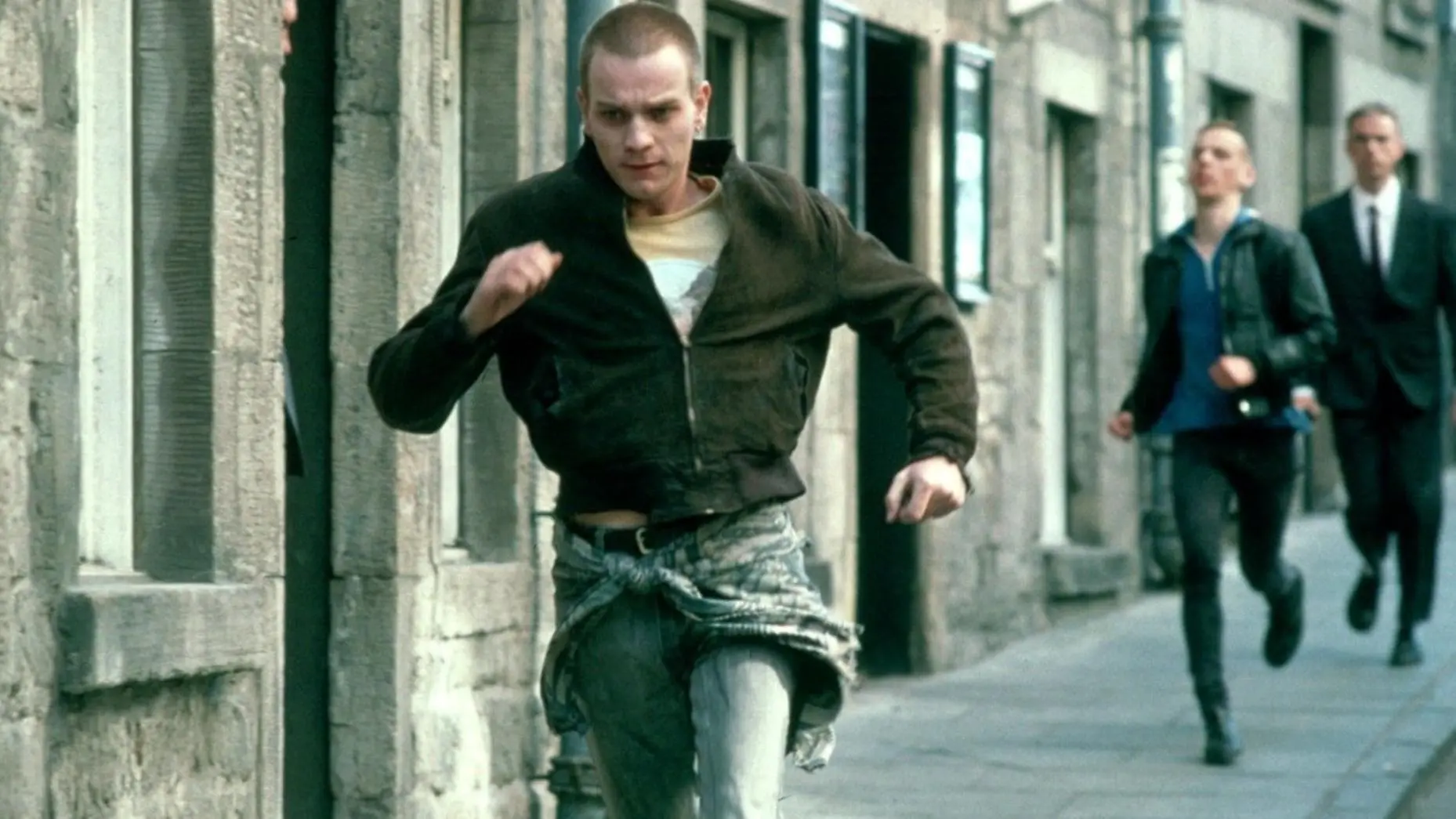 Una scena di Trainspotting.