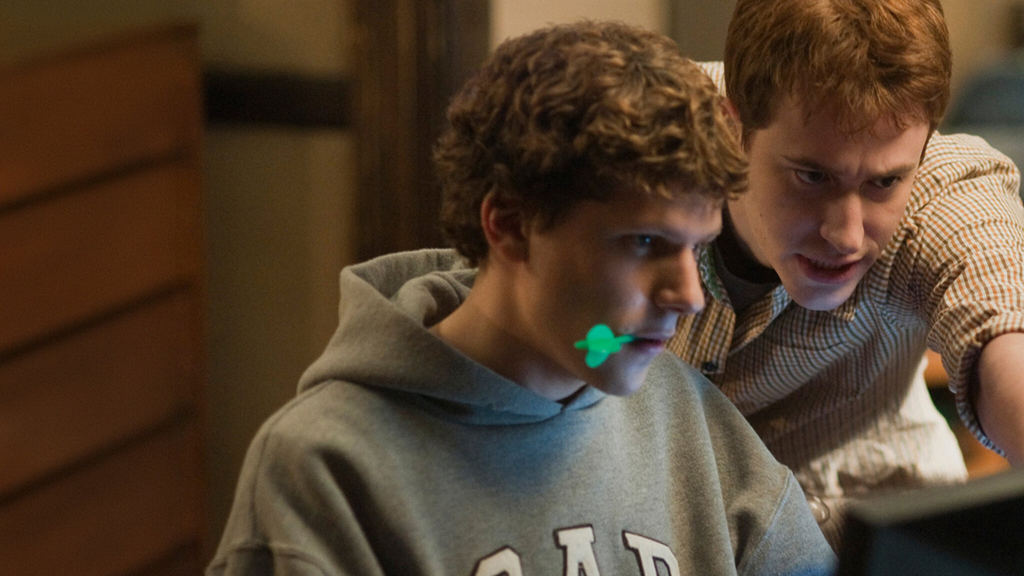 Una scena di The Social Network.