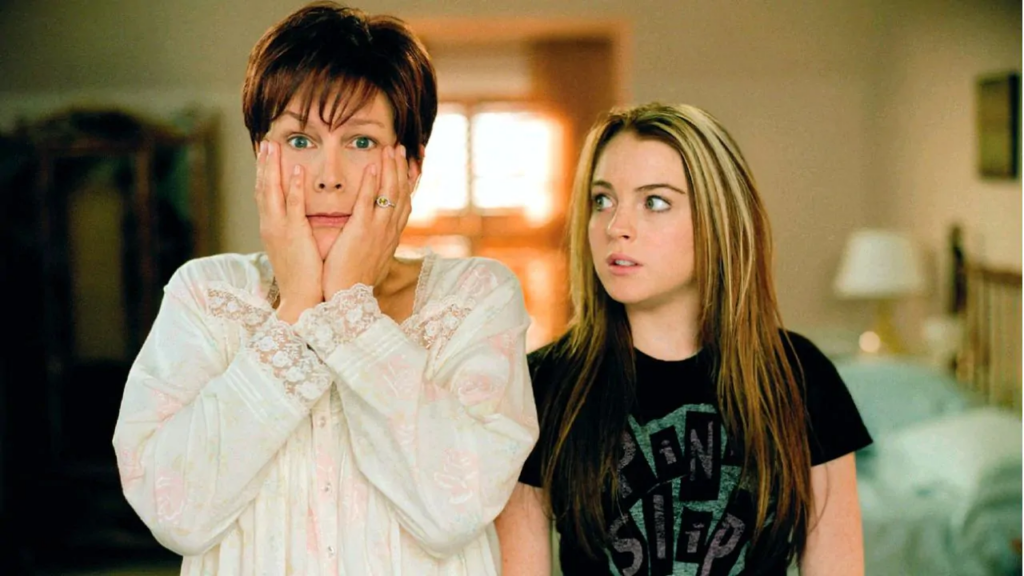 Jamie Lee Curtis e Lindsay Lohan in Quel pazzo venerdì.