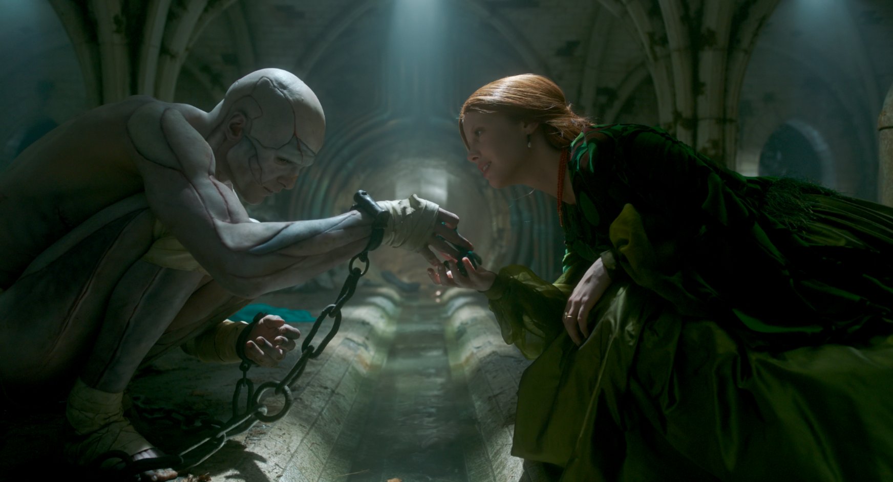 Una scena di Frankenstein (fonte: Netflix)