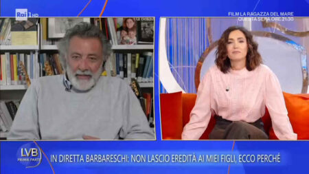 Luca Barbareschi e Caterina Balivo