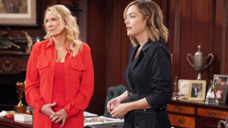 Katherine Kelly Lang (Brooke) e Annika Noelle (Hope) in Beautiful