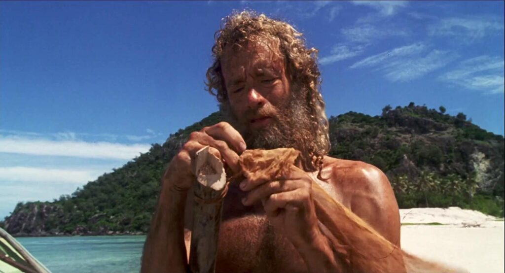 Una scena di Cast Away (fonte: DreamWorks Pictures)