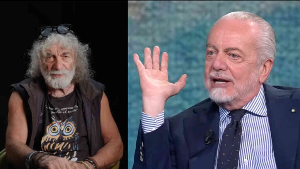 Mauro Corona e Aurelio De Laurentiis