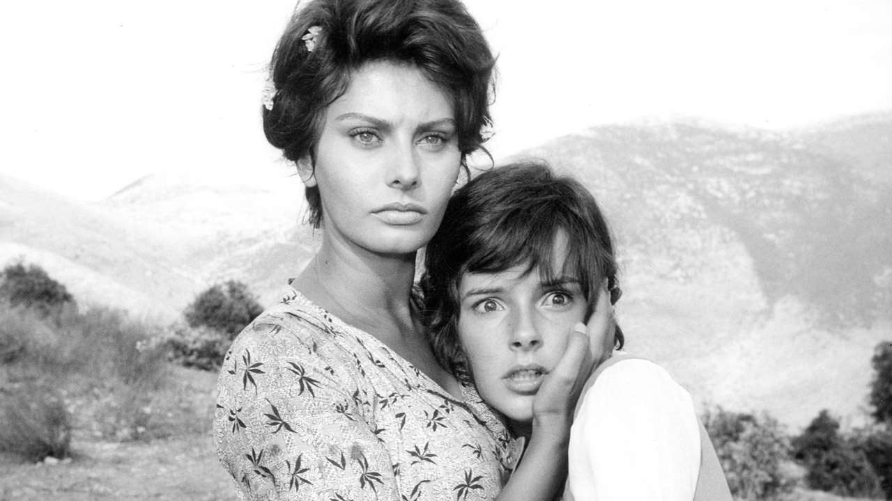 Sophia Loren e Eleonora Brown in La ciociara.