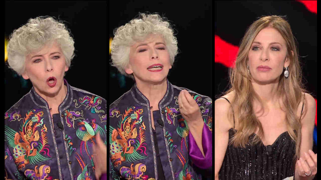 Irene Pivetti e Francesca Fagnani a Belve