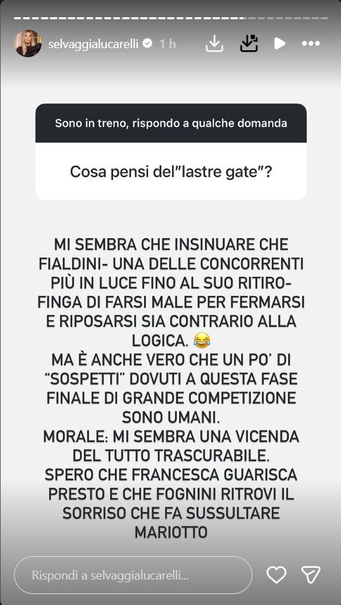 Selvaggia Lucarelli sul lastre gate a Ballando con le stelle