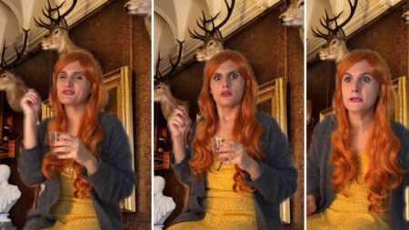 Simonetta Musitano nella sua parodia di J.K. Rowling