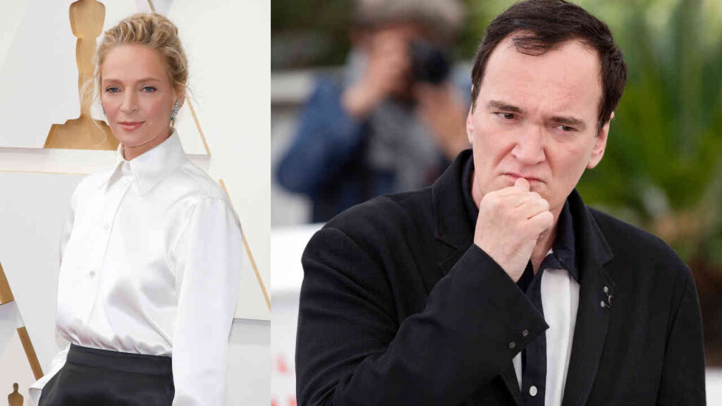 Quentin Tarantino e Uma Thurman