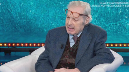 Vittorio Sgarbi a Domenica In