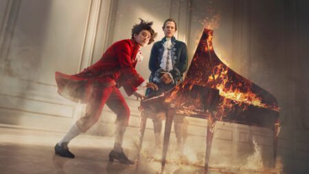 Una scena di Amadeus (fonte: Sky)