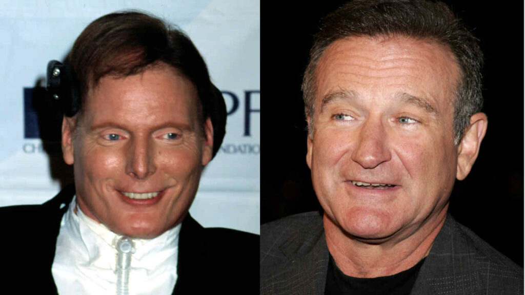 Christopher Reeve e Robin Williams