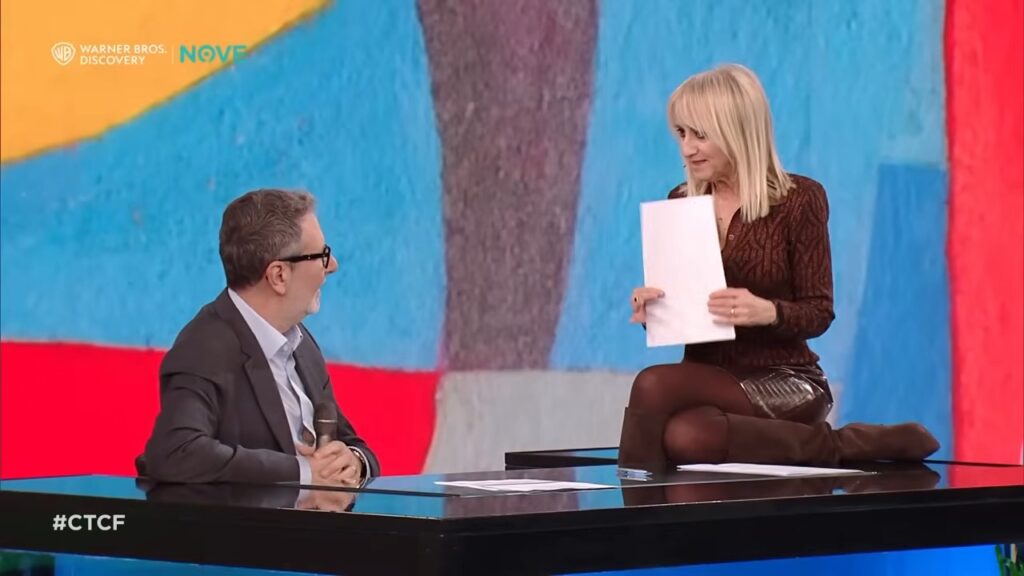 Che tempo che fa 30.11.25 - un frame - da Youtube