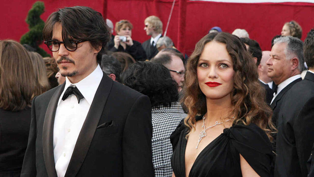 Johnny Depp e Vanessa Paradis nel 2008