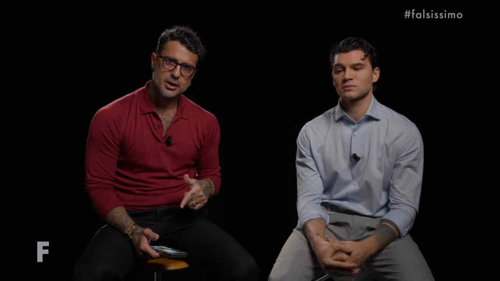 Fabrizio Corona e Antonio Medugno a Falsissimo