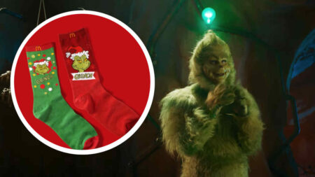 calzini grinch McDonald's Natale 2025
