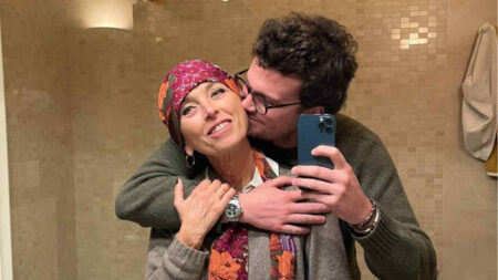 Paola Marella e suo figlio