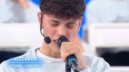 Riccardo Stimolo ad Amici 2025