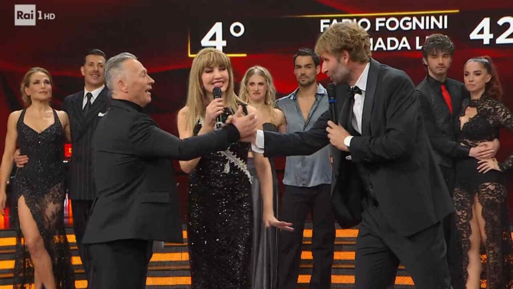 Paolo Belli, Milly Carlucci, Massimiliano Rosolino a Ballando con le Stelle 2025