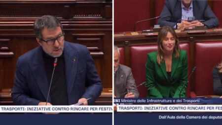 Matteo Salvini e Maria Elena Boschi