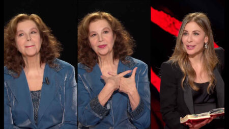 Stefania Sandrelli e Francesca Fagnani a Belve