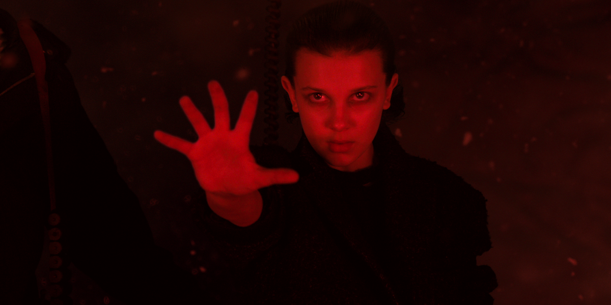 Stranger Things: una scena del nono episodio della seconda stagione.