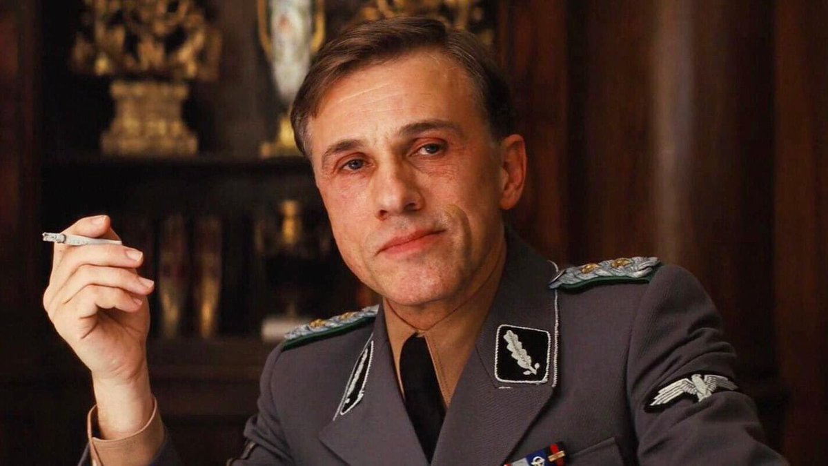 Hans Landa in Bastardi senza Gloria (fonte: Universal Pictures)