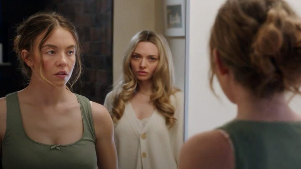 Una di famiglia 2: svelata la data di uscita, Sydney Sweeney torna tra segreti e misteri Una scena di The Housemaid (fonte: Lionsgate)