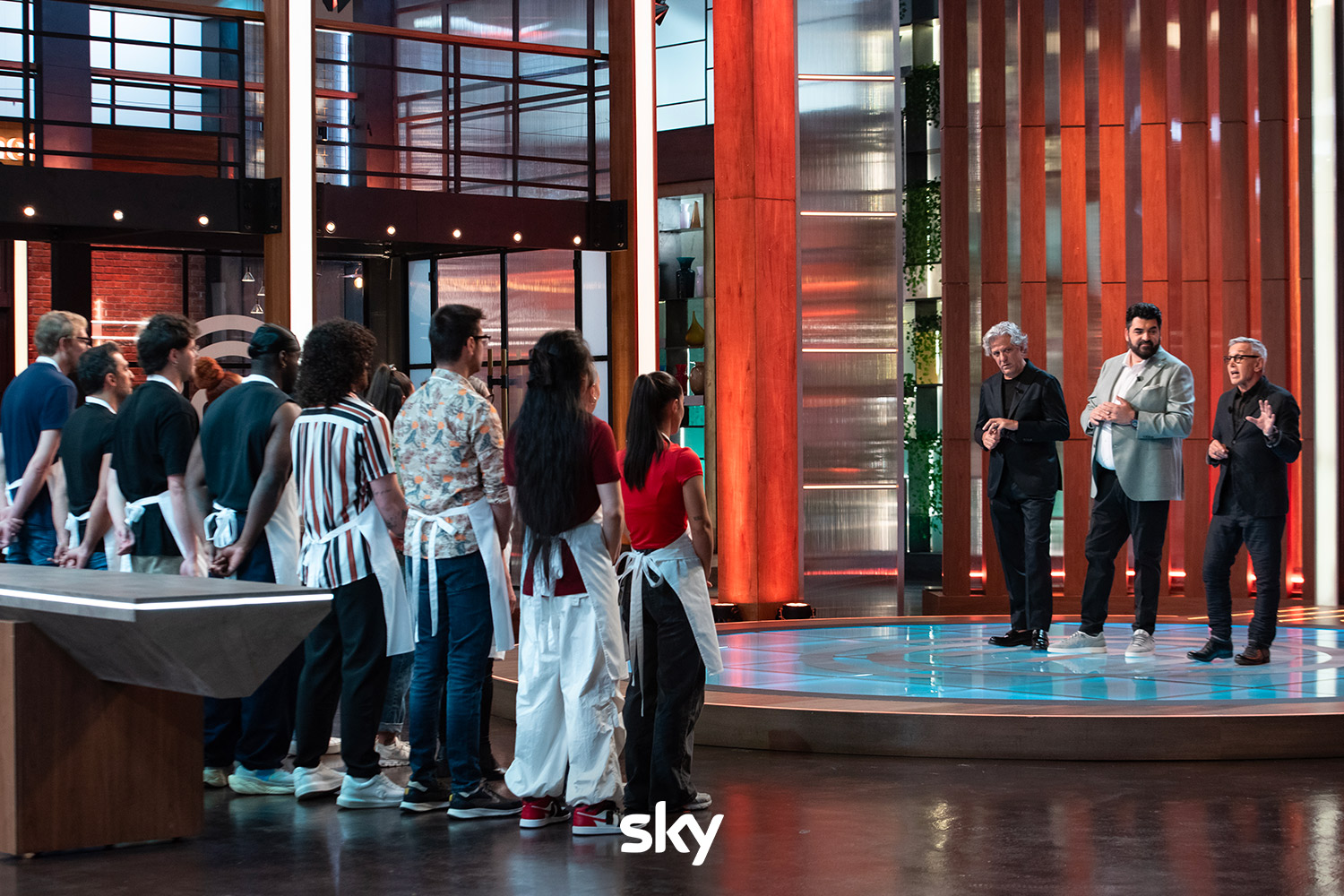 Una scena di MASTERCHEF ITALIA 15, serata 6 (fonte: Sky)