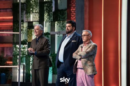 Una scena dell'ultimo episodio di Masterchef (fonte: Sky)