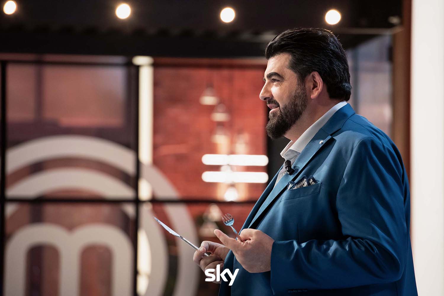 Una scena dell'ultimo episodio di Masterchef (fonte: Sky)