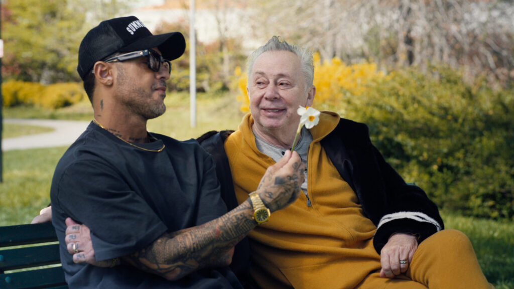 Un'immagine della docuserie Fabrizio Corona: Io sono notizia.