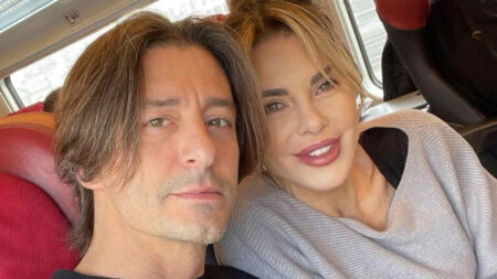 Alba Parietti e Francesco Oppini