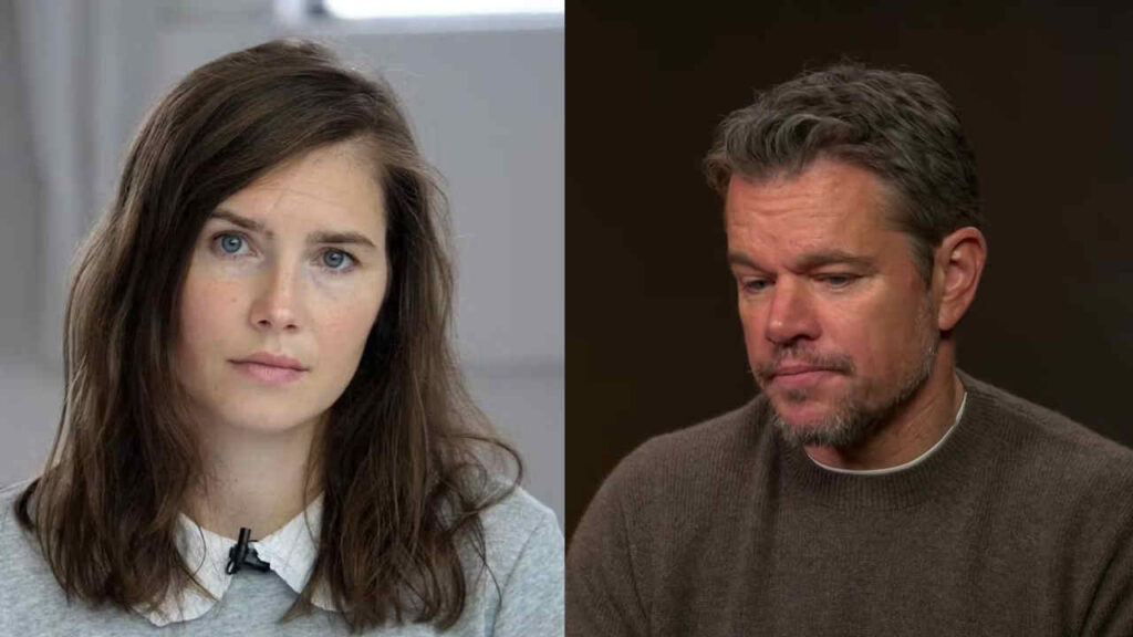 Amanda Knox e Matt Damon