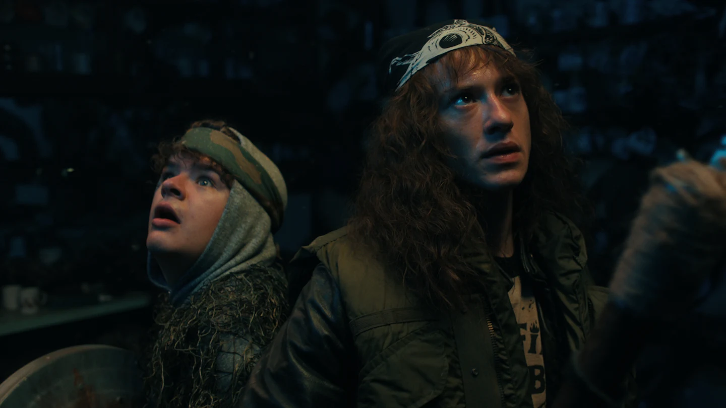 Stranger Things: una scena del nono episodio della quarta stagione.
