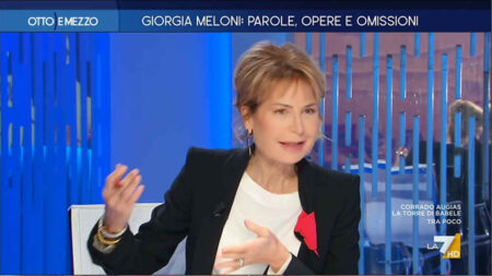 Lilli Gruber a Otto e mezzo