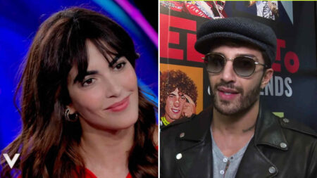 Rocio Munoz Morales e Andrea Iannone