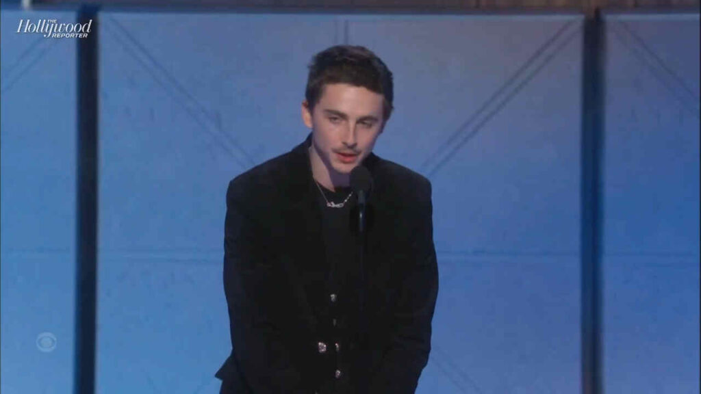 Timothee Chalamet ai Golden Globes 2026