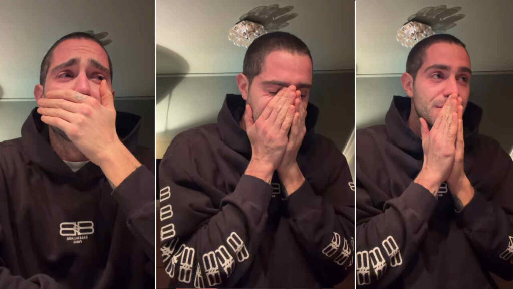 Tommaso Zorzi piange