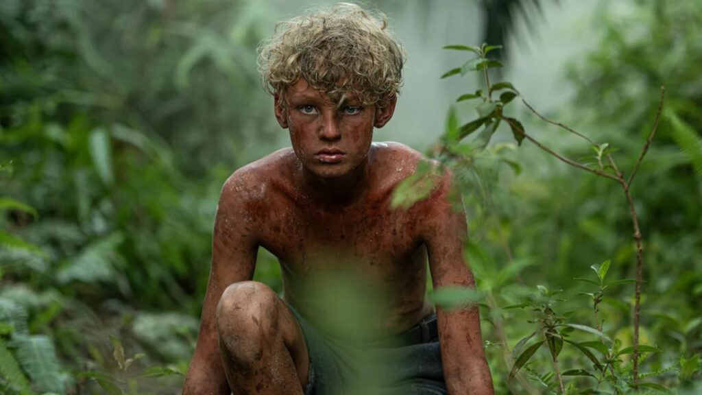 Una scena de Il signore delle mosche (fonte: Sky)