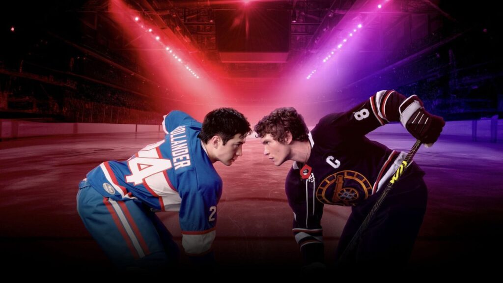 I protagonisti di Heated Rivalry (fonte: HBO Max)