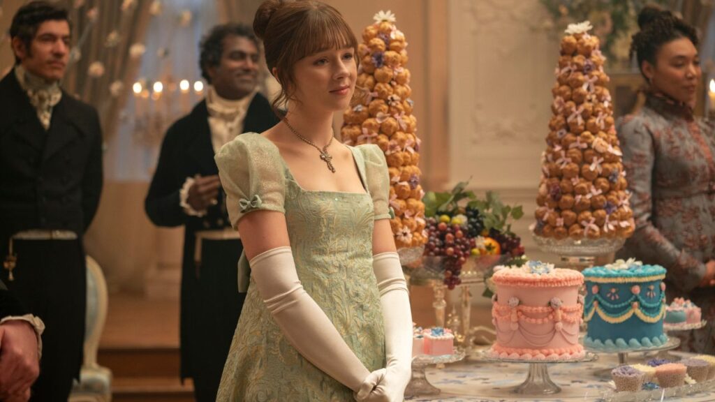 Una scena di Bridgerton 4 (fonte: Netflix)