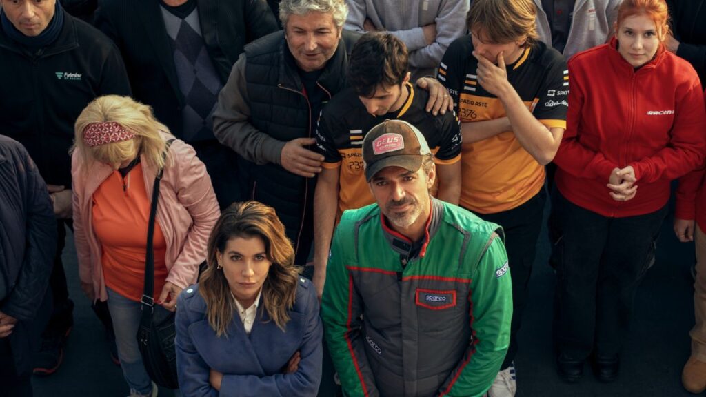 Una scena di Motorvalley (fonte: Netflix)