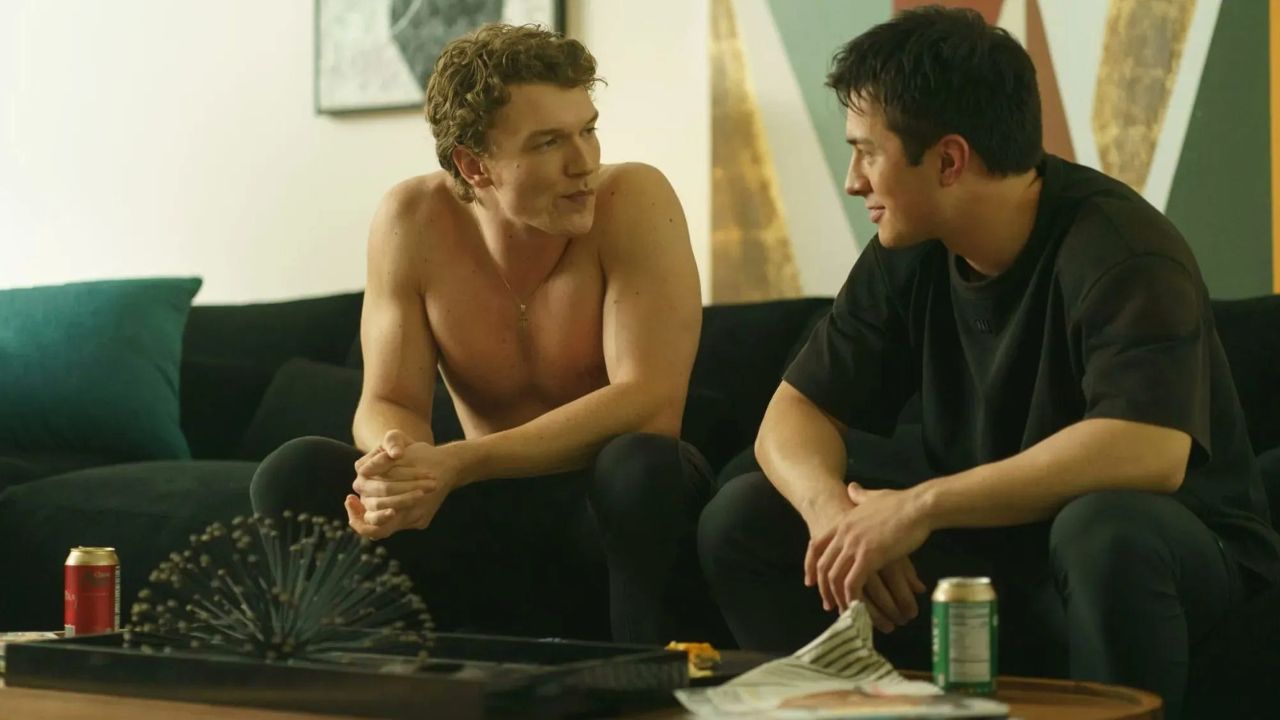 I protagonisti di Heated Rivalry (fonte: HBO Max)