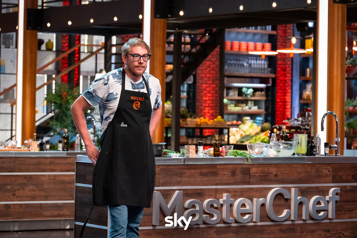 Una scena dell'episodio di ieri di Masterchef (Fonte: Sky)
