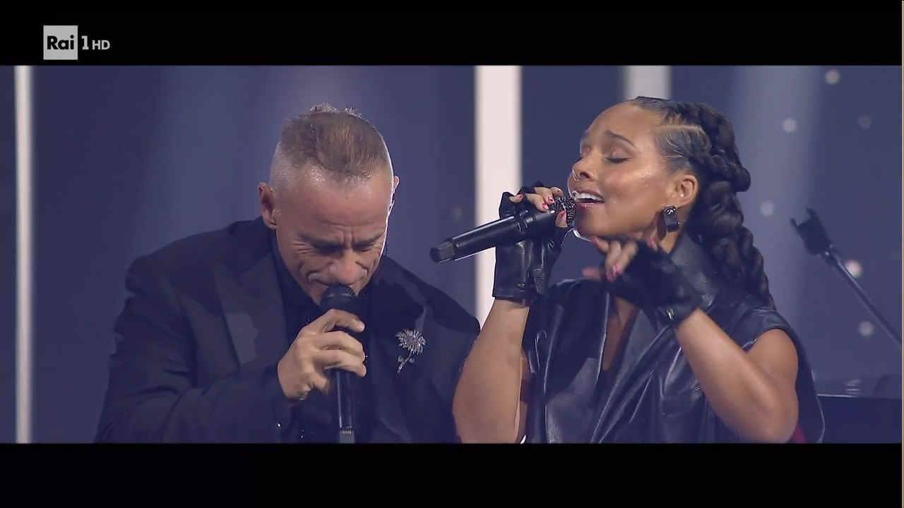 Alicia Keys ed Eros Ramazzotti a Sanremo 2026