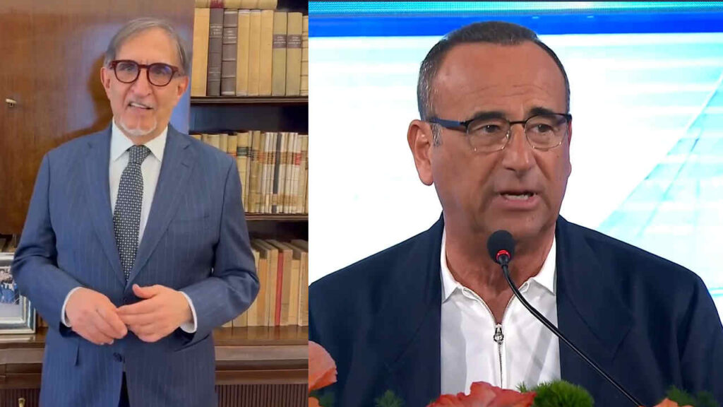 Carlo Conti e Ignazio La Russa