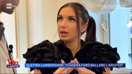 Elettra Lamborghini a Sanremo 2026